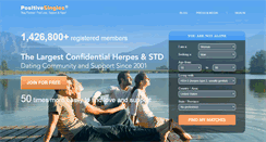 Desktop Screenshot of hivtravelinsurance.cb.positivesingles.com